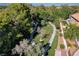 Aerial view of the landscaped community with walking paths and greenery at 2221 Loggerhead Rd, Las Vegas, NV 89117