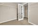 Walk in closet with white shelving at 2376 Via Firenze, Henderson, NV 89044