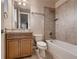 The bathroom is well-lit, and features a tub, vanity and toilet at 2764 Kilwinning Dr, Henderson, NV 89044