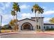Community center features an arched entryway and desert landscaping at 3609 Citrus Heights Ave, North Las Vegas, NV 89081