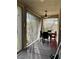 Covered patio with ceiling fan, outdoor furniture and shade at 3609 Citrus Heights Ave, North Las Vegas, NV 89081