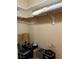 Well-organized walk-in closet featuring rod and shelf storage at 3609 Citrus Heights Ave, North Las Vegas, NV 89081