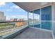 Balcony view overlooking the city skyline at 4575 Dean Martin Dr # 1811, Las Vegas, NV 89103