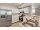 Well-equipped kitchen with stainless steel appliances and ample cabinet space at 5855 Valley Dr # 2108, North Las Vegas, NV 89031