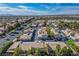 Aerial view of the community showcasing well-maintained landscaping, ample parking, and a convenient location at 6412 Big Pine Way, Las Vegas, NV 89108