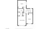 Second floor layout with primary bedroom, bedrooms, and bathrooms at 6412 Big Pine Way, Las Vegas, NV 89108
