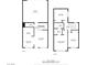 Floorplan illustrates a functional layout with living, kitchen, and bedroom spaces at 6412 Big Pine Way, Las Vegas, NV 89108