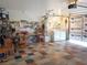 A well lit garage includes laundry and storage space at 6412 Big Pine Way, Las Vegas, NV 89108