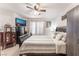 Well-appointed bedroom with decorative accessories and entertainment setup at 6800 E Lake Mead Blvd # 2091, Las Vegas, NV 89156