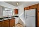Kitchen has a dishwasher, double sink, lots of counter space, and a full sized refrigerator at 7300 Pirates Cove Rd # 2087, Las Vegas, NV 89145