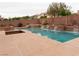 Luxury pool area, offering multiple tiers with tiled accents and serene water features at 8070 Pavarotti Ave, Las Vegas, NV 89178