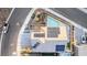 Aerial view of a modern home with solar panels, swimming pool, and manicured landscaping in a well-planned community at 864 Firestone Ledge Ave, Henderson, NV 89012