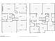 Detailed floor plan showcasing the layout of the home at 9853 Russian Hill St, Las Vegas, NV 89141
