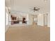 Open-concept living area showcasing the kitchen, dining, and living spaces at 9853 Russian Hill St, Las Vegas, NV 89141