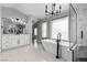 Luxury main bathroom with freestanding tub, dual vanity, and walk-in shower at 1600 Windsford Cir, Las Vegas, NV 89117