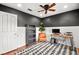 Bright office space with black and white walls, modern desk, and ample natural light at 2021 Summit Pointe Dr, Las Vegas, NV 89117