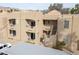 Exterior view of the multi-story residential building with a mix of private balconies and patios at 2160 Highpointe Dr # 103, Laughlin, NV 89029