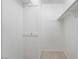 Walk-in closet with ample storage space and shelving at 3141 Pinehurst Dr # C, Las Vegas, NV 89109