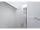 Open closet with mirror and shelves at 3141 Pinehurst Dr # C, Las Vegas, NV 89109