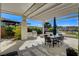 Covered patio features an outdoor grill and built-in spa at 33 Hassayampa Trl, Henderson, NV 89052