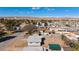 A captivating view of neighborhood homes, highlighting the layout, and surrounding trees and mountain view at 352 Cox Ave, Overton, NV 89040