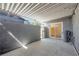 Patio area with covered ceiling and access to home through sliding glass door at 3944 Visby Ln, Las Vegas, NV 89119