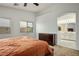 Comfortable bedroom with a dresser and ensuite bathroom at 4850 Straight Flush Dr # 103, Las Vegas, NV 89122