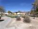 A great community park and green space with picnic benches, playground, and lush landscaping at 4850 Straight Flush Dr # 103, Las Vegas, NV 89122