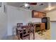 Cozy kitchen with dining table at 5161 Lindell Rd # 201, Las Vegas, NV 89118