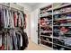 Walk-in closet with custom shelving provides ample storage for clothing and accessories at 563 Moon Chase St, Las Vegas, NV 89110