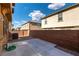 Private backyard with concrete patio and block wall at 6255 W Arby Ave # 183, Las Vegas, NV 89118