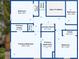 Second floorplan featuring bedrooms, closets, laundry room, and bathrooms at 6255 W Arby Ave # 183, Las Vegas, NV 89118