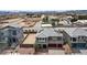 A bird's eye view of a two-story home with a spacious yard and neighborhood at 7255 Bold Rock Ave, Las Vegas, NV 89113
