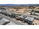 A neighborhood with modern homes and construction, set against a desert and mountain backdrop at 7255 Bold Rock Ave, Las Vegas, NV 89113