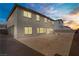 Expansive backyard showcasing a blank canvas for landscaping and outdoor living at 7255 Bold Rock Ave, Las Vegas, NV 89113