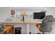 Practical office nook with built-in desk, perfect for a home office or study space at 7255 Bold Rock Ave, Las Vegas, NV 89113