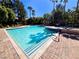 Resort-style swimming pool with crystal clear blue water, lounge seating and well-manicured landscaping at 9000 S Las Vegas Blvd # 1187, Las Vegas, NV 89123