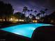 Well lit community pool under a night sky at 9000 S Las Vegas Blvd # 1187, Las Vegas, NV 89123