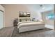 Bright bedroom with a neutral color palette and a large window providing ample natural light at 914 Calico Brook Dr, Henderson, NV 89002