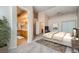 A nice bedroom that connects to a bathroom at 914 Calico Brook Dr, Henderson, NV 89002