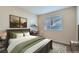 Comfortable bedroom with a view from the window at 914 Calico Brook Dr, Henderson, NV 89002