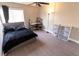 A bedroom with light walls and floors, offering a bright and clean atmosphere at 1467 Hialeah Dr # D, Las Vegas, NV 89119