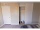 Bedroom closet and closet with sliding doors at 1467 Hialeah Dr # D, Las Vegas, NV 89119