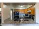 Kitchen offering granite countertops, wooden cabinets and modern black appliances at 1467 Hialeah Dr # D, Las Vegas, NV 89119
