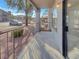 Private patio with metal railing and a view of the parking area and other buildings at 1575 W Warm Springs Rd # 1111, Henderson, NV 89014