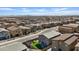 An aerial view of a suburban neighborhood with well-maintained landscaping at 1876 Jamie Brook Pl, North Las Vegas, NV 89084