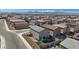Aerial view of a well-planned neighborhood with homes, sidewalks, and landscaping at 1876 Jamie Brook Pl, North Las Vegas, NV 89084