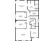 Upstairs floor plan with bedrooms, bathrooms, laundry, and Gathering room at 1876 Jamie Brook Pl, North Las Vegas, NV 89084