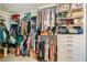 Spacious walk-in closet featuring ample storage space and multiple shelving units at 20 High Sierra Dr, Henderson, NV 89074
