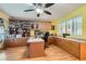 Spacious home office boasts custom cabinetry, countertops and ample storage space at 20 High Sierra Dr, Henderson, NV 89074